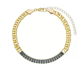 Pulseira Grumet com Ônix - Inspired