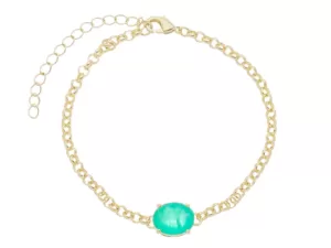 Pulseira Fusion Oval Turmalina