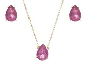 Conjunto Fusion com Pedra Ametista