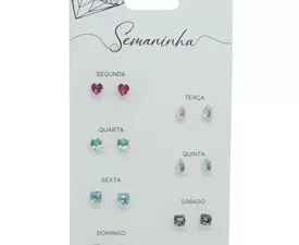 Brincos Semaninha Colors